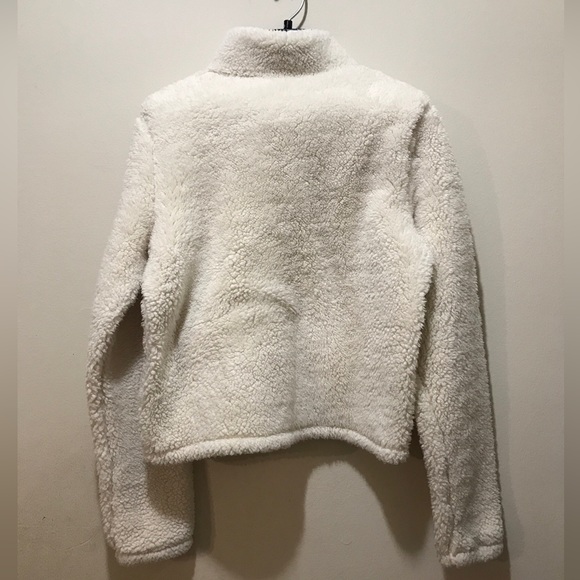 Hollister Sherpa Quarter-Zip Pullover Sweater M - Picture 2 of 5